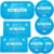 Reusable Hot and Cold Gel Ice Packs for Injuries, 7 Pack Variety Set