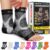 BLITZU Compression Socks for Plantar Fasciitis, Foot, Arch & Ankle Support | Open Toe Ankle Brace, Women & Men, Stabilizing Sleeve Wrap, Achilles Tendonitis, Neuropathy, Arthritis, Swelling & Heel Pain