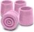 Top Glides Steel-Reinforced Walker, Commode, and Bath Bench Replacement Rubber Tips, Pink, 1 1/8″ (Pack of 4) …